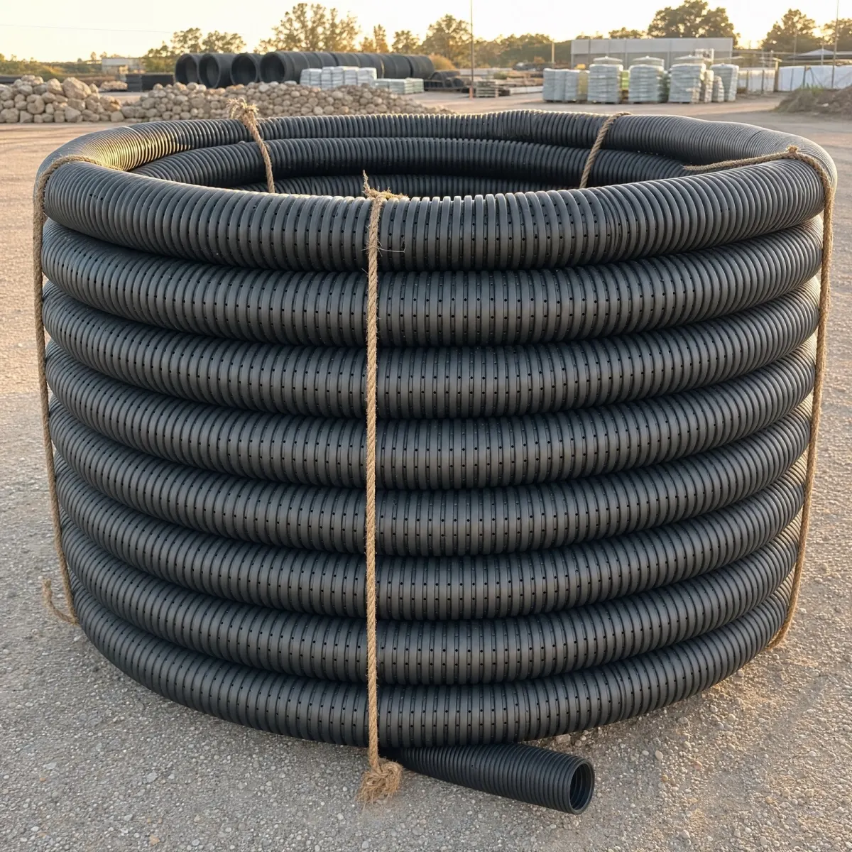 4" Perforated Drain Pipe, 100'