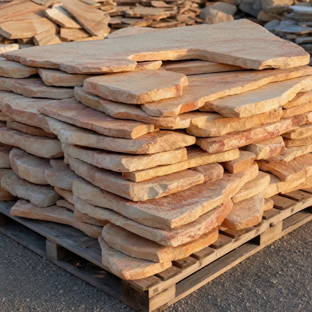 Arizona Buckskin Flagstone, 1"–2"